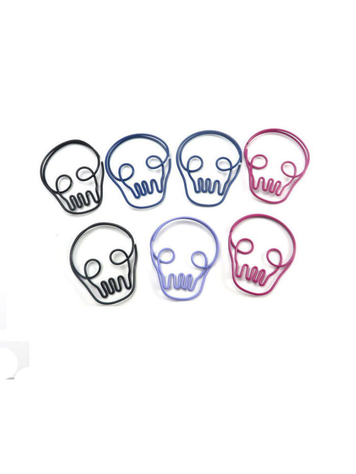 Skeleton paper clearance clips